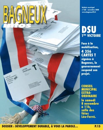 Bagneux infos 160 - novembre 2008