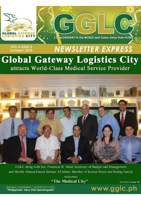 Inside This Issue - Global Gateway Logistics City