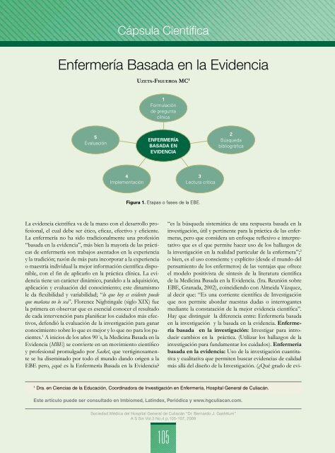 EnfermerÃ­a Basada en la Evidencia - Hospital General de CuliacÃ¡n