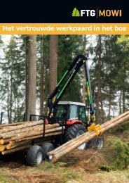 Het vertrouwde werkpaard in het bos - OBMtec BV