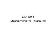 122 – Musculoskeletal Ultrasound, Christopher M. Jobe, MD