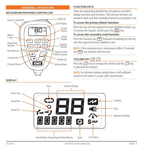 Instruction Manual - GME