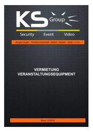 VERMIETUNG VERANSTALTUNGSEQUIPMENT