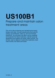 Prepare and maintain salon treatment areas