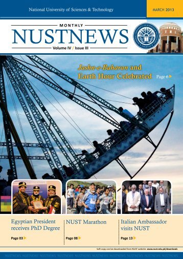 NUSTNEWS March-2013 - National University of Science and ...