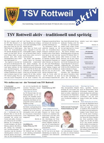 TSV_aktiv_2010_05.pdf - TSV Rottweil