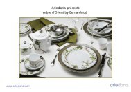 Dinnerware Arbre d'Orient by Bernardaud - Artedona