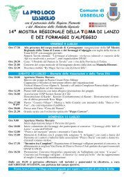 Scarica programma/locandina dell'evento - UNPLI Piemonte