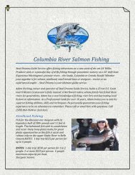 Columbia River Salmon Fishing