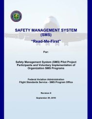 Introducing the Safety Management System (SMS) Concept