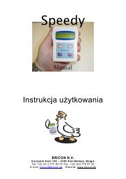 Instrukcja uÅ¼ytkowania - Bricon.be