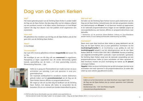 Inspiratiegids - Open kerken