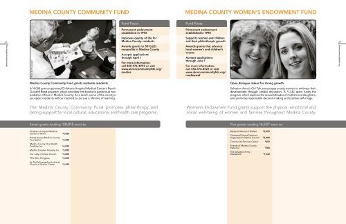 2007 Annual Report - Akron Community Foundation