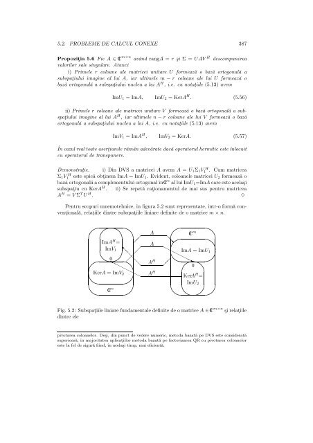 Calculul valorilor si vectorilor proprii