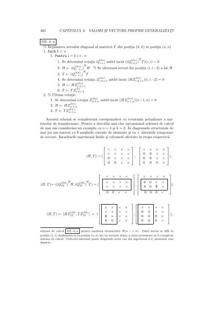 Calculul valorilor si vectorilor proprii