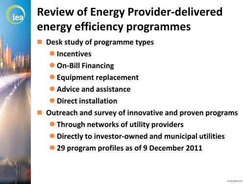 Policies for Energy Provider Delivery of Energy Efficiency