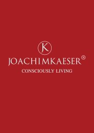 Joachim Käser - CONSCIOUSLY LIVING