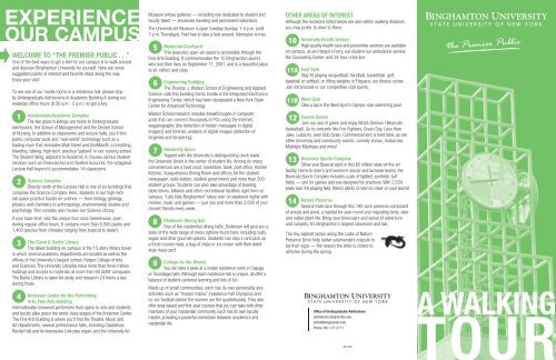 Binghamton University Map Pdf Campus Map - Binghamton University