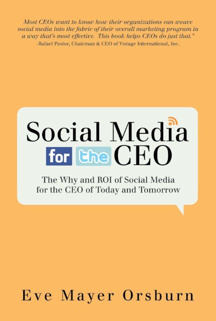 Social Media for the CEO - Vistage Executive Street Blog