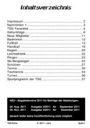 Herrn Werner Pilz - TSG 1885 Augsburg