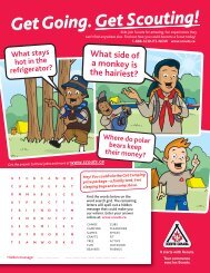 Get Going. Get Scouting! - DSBN eFlyer