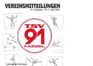 DER VORSTAND BERICHTET - TSV 1891 Kassel