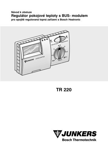 ProstorovÃƒÂ½ termostat Junkers TR 220