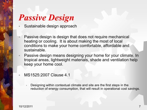 Passive Design in Hot Humid Climates - IBD