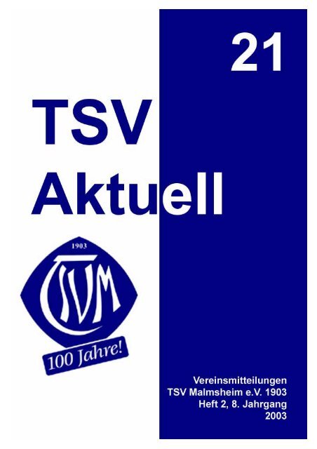 Schnogga â€“ Treff - TSV Malmsheim