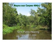 Bayou aux Carpes 404(c) - NOLA Environmental