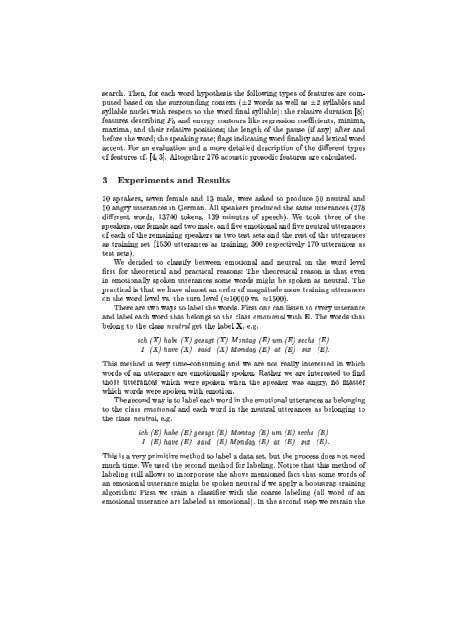 Emotion in 4utom tic Speech Gnderst nding Systems R. Huber, E ...