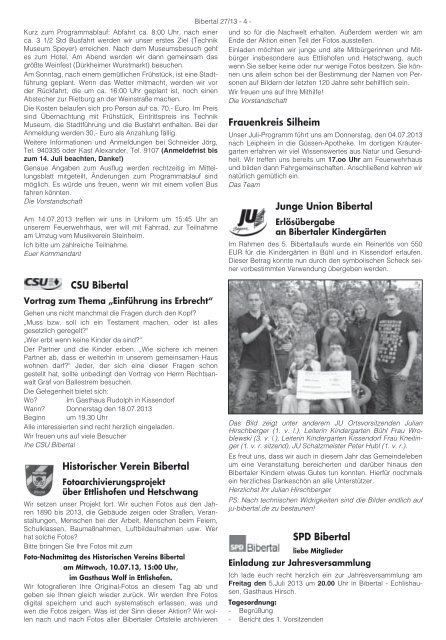 Ausgabe 27 - Bibertal