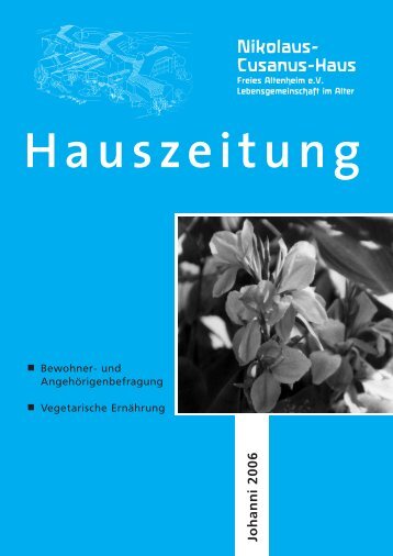 2006 Johanni - Nikolaus - Cusanus - Haus