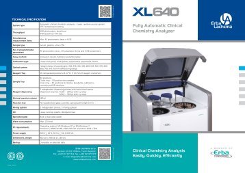 Fully Automatic Clinical Chemistry Analyzer - Erba Lachema sro