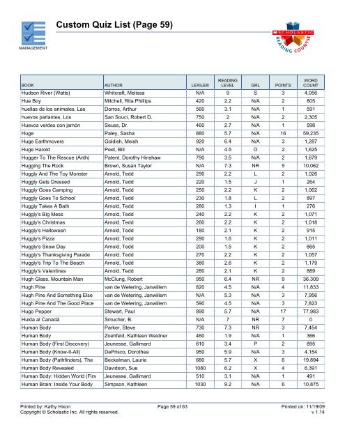 Custom Quiz List (Page 3) - Bartlesville Public Schools