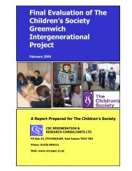 Greenwich Intergenerational Project Evaluation Report - Centre For ...