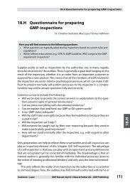 18.H Questionnaire for preparing GMP inspections - GMP Publishing