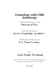 Cosmology with CMB Anisotropy - iucaa