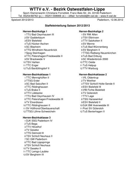 WTTV e.V. - Bezirk Ostwestfalen-Lippe - WTTV Tischtennisbezirk ...
