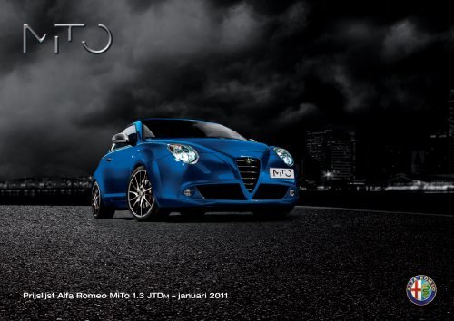 Prijslijst Alfa Romeo MiTo 1.3 JTDM â januari 2011 - EU-Import