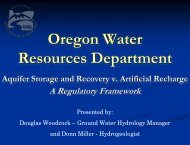 Oregon Water Resources Department