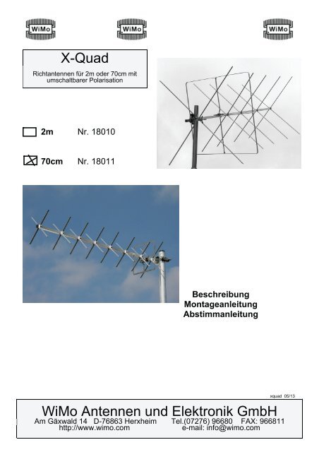 X-Quad WiMo Antennen und Elektronik GmbH