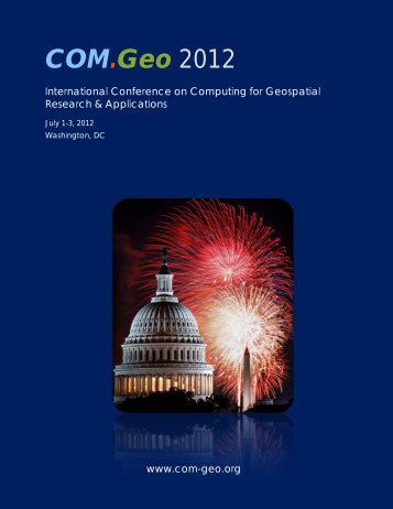 COM.Geo 2012 - Department of Computational Social Science ...