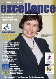 Issue 37 - Customer Service Institute of Australia