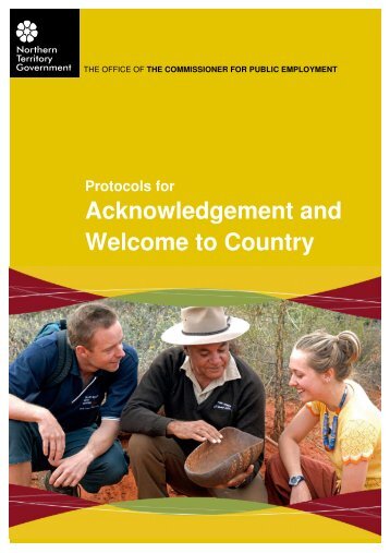 Acknowledgement and Welcome to Country - Office of the ...