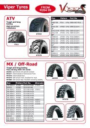 Viper Tyres MX / Off-Road ATV - Startline
