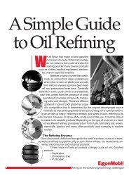 Simple Guide to Oil Refining - ExxonMobil in the UK