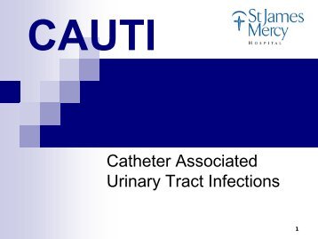 CAUTI (Catheter Associated Urinary Tract Infection) - NYS ...