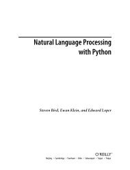 Natural Language Processing with Python - Computer Science