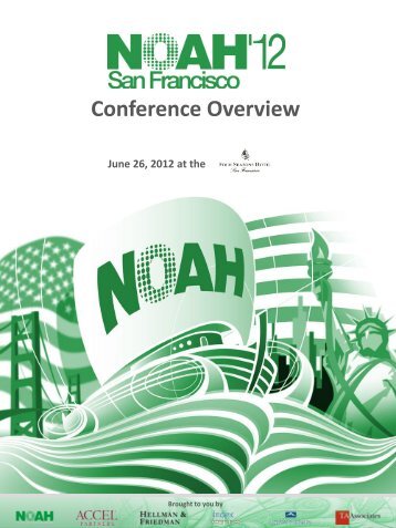 Conference Overview - NOAH Conference